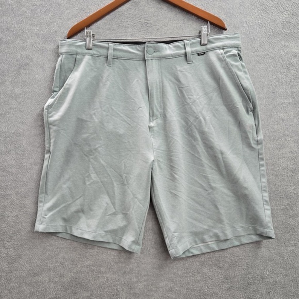 Hurley Men Shorts‎ 38 Blue Chino HMS24-08577 Hybrid Spacedye Walk Short Zipper